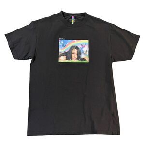 Color Bars x Aaliyah Mens T-Shirt Meadow Black Sz. L